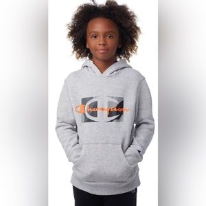 Champion Long Sleeve T-Shirt Hoodie Size Medium (10-12) NWT